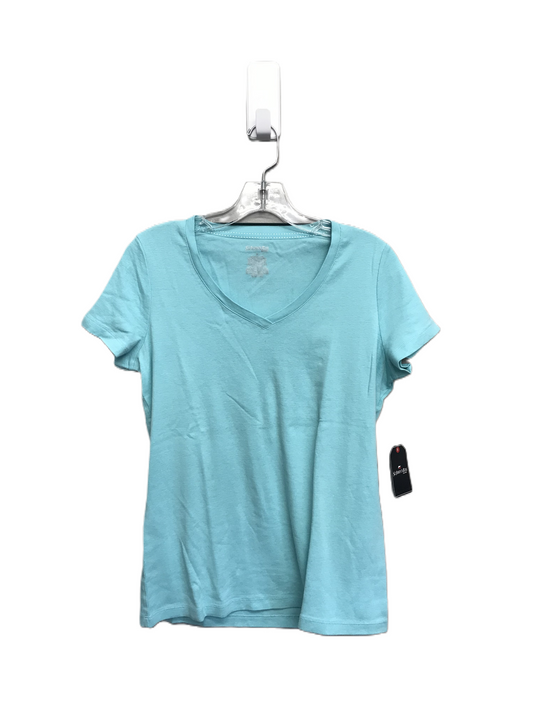Green Top Short Sleeve Basic By St John Knits, Size: M