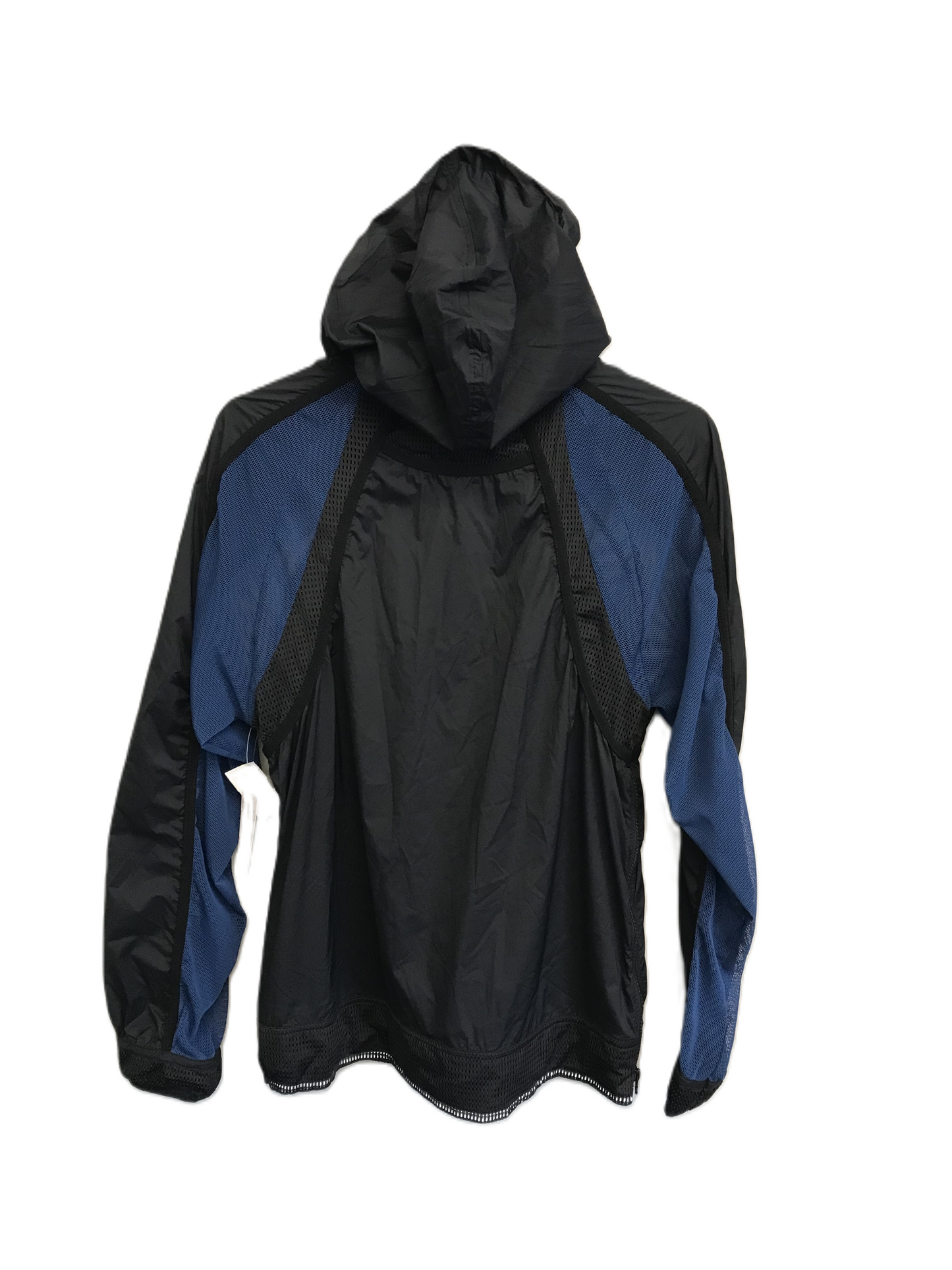 Black & Blue Jacket Windbreaker By Free People, Size: M