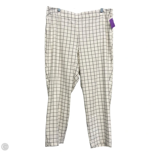 Pants Dress By Jones New York In Black & Cream, Size: 20