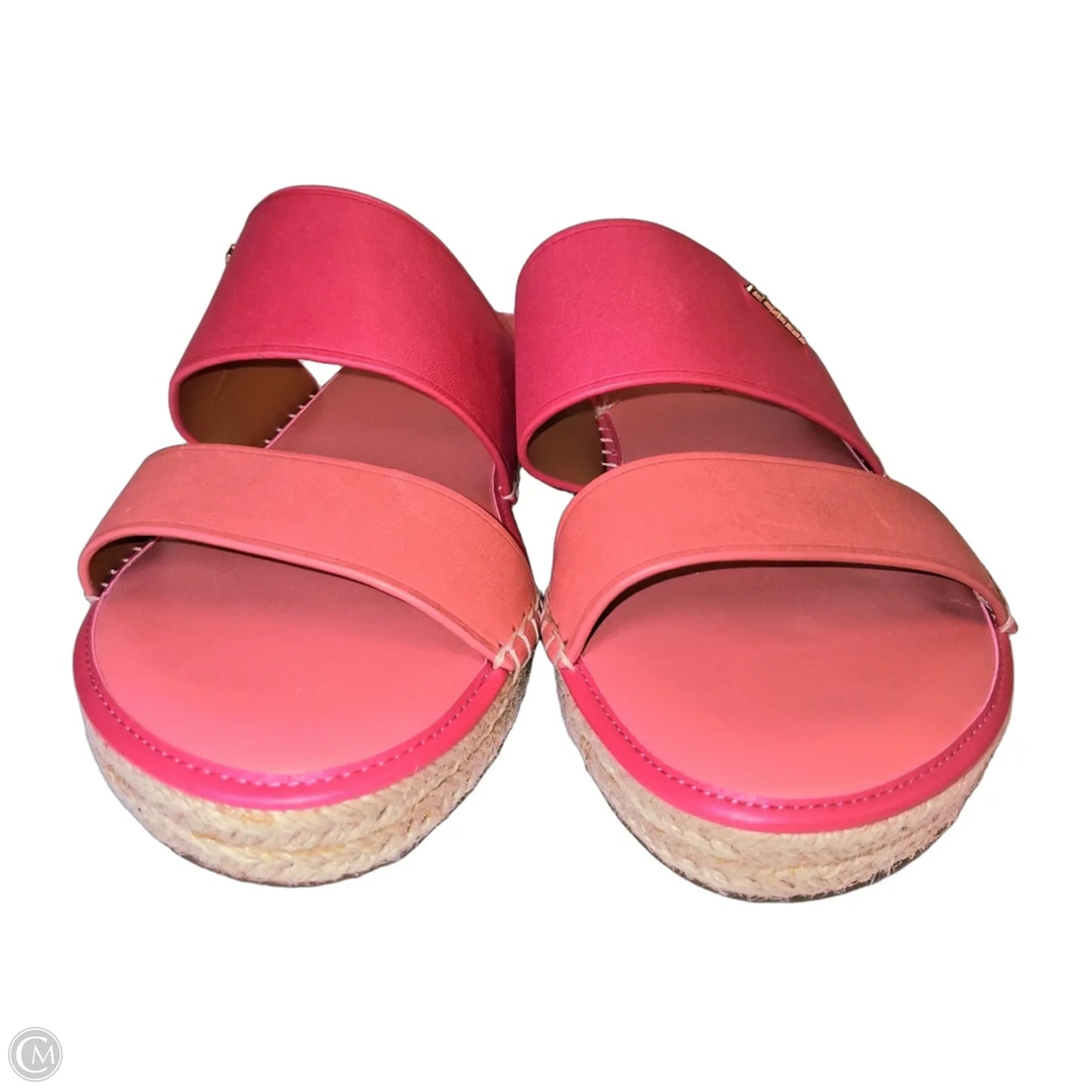 Sandals Designer By Coach In Pink, Size: 7.5