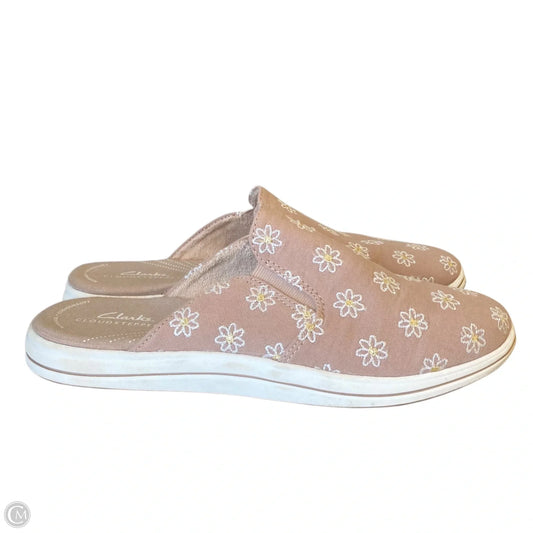 Shoes Sneakers By Clarks In Brown, Size: 9