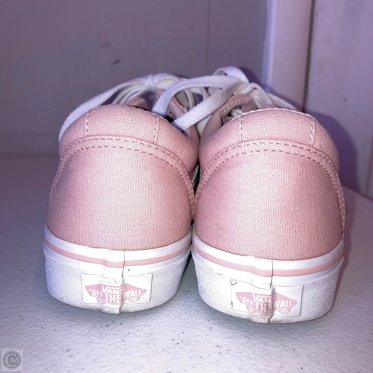 Shoes Sneakers By Vans In Pink, Size: 7.5