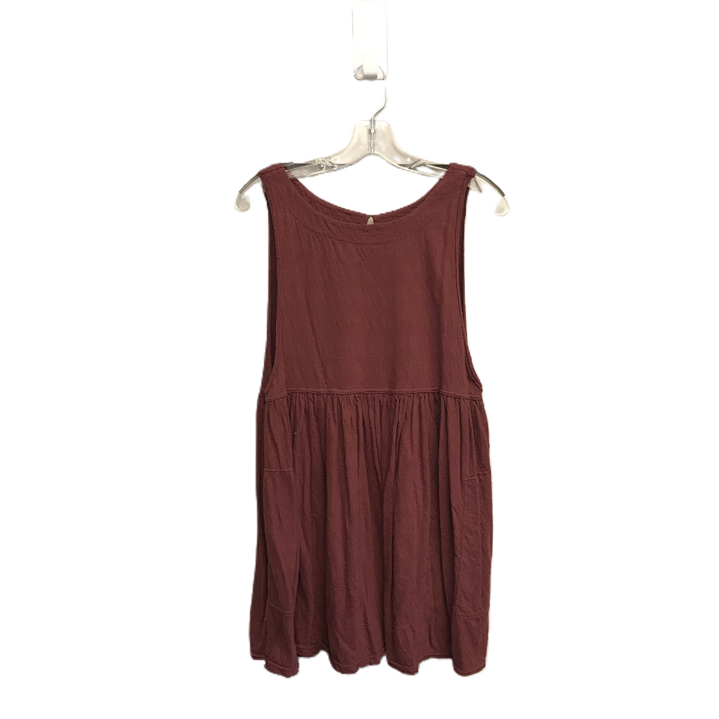 Red Top Sleeveless By Free People, Size: S