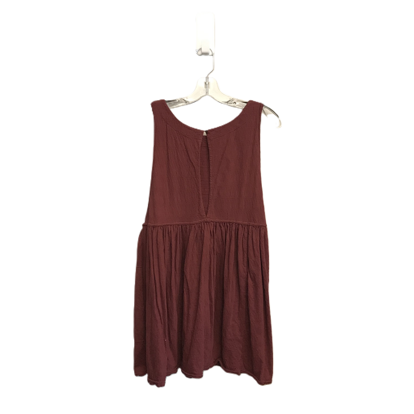 Red Top Sleeveless By Free People, Size: S