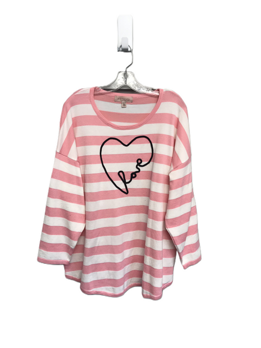 Striped Pattern Sweater By Philosophy, Size: 2x