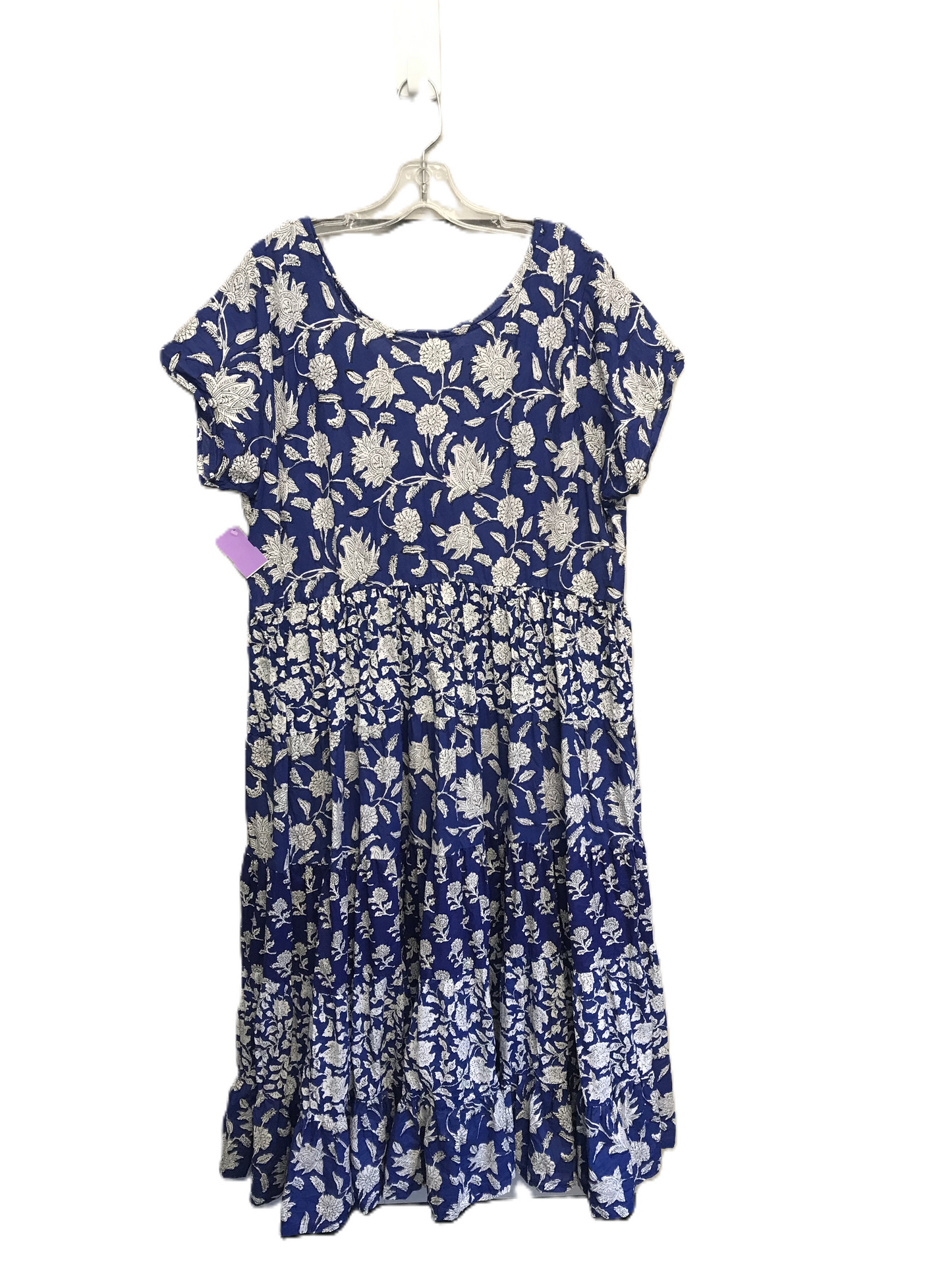 Floral Print Dress Casual Maxi By Soft Surroundings, Size: 1x