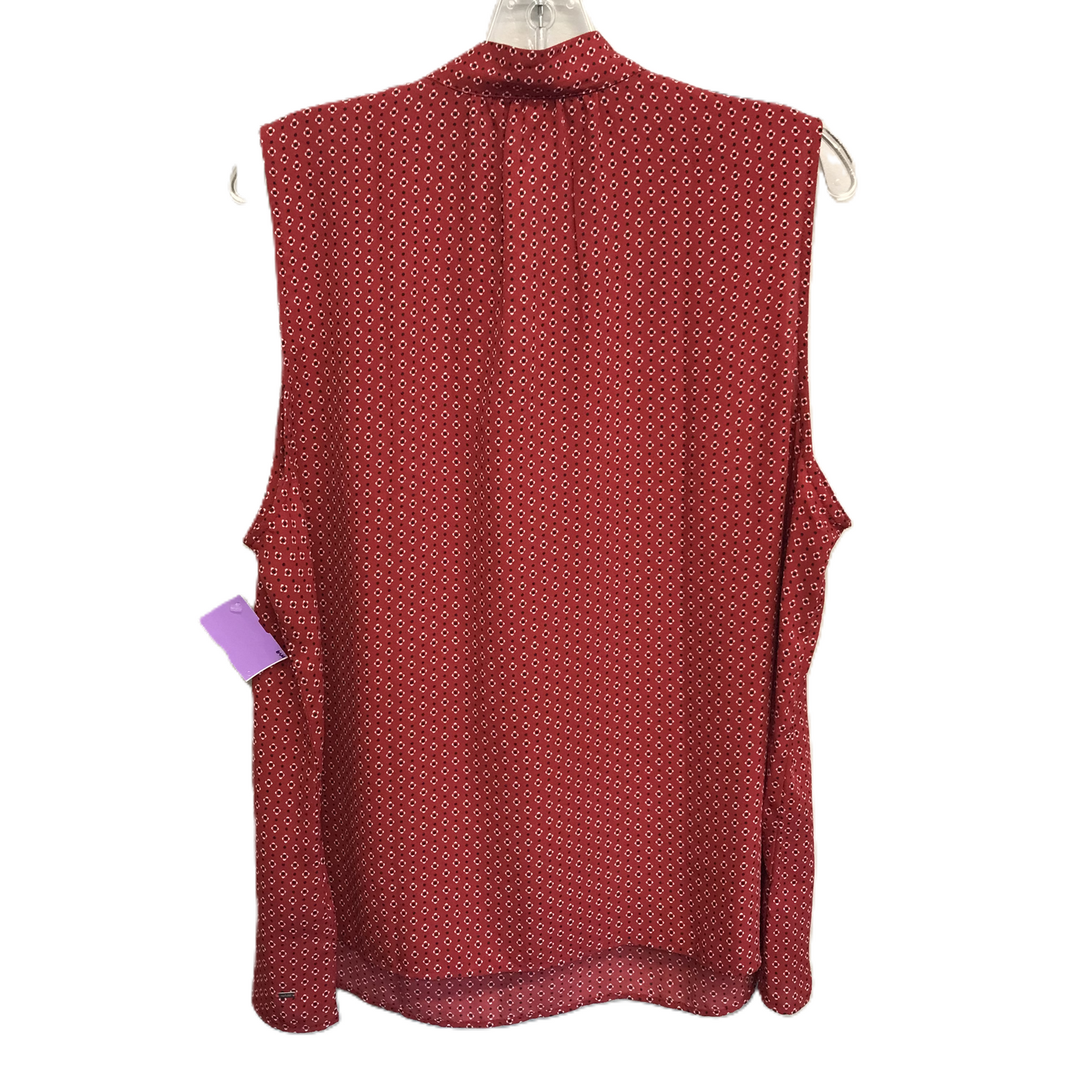 Red Top Sleeveless By Tommy Hilfiger, Size: 1x
