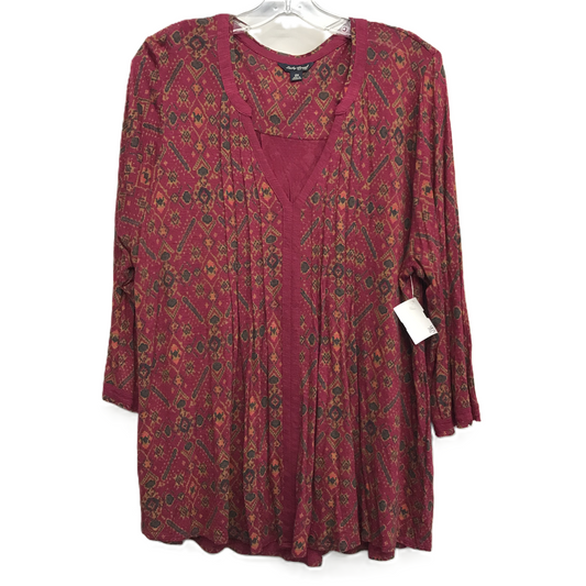 Top Long Sleeve By Lucky Brand In Multi-colored, Size: 2x