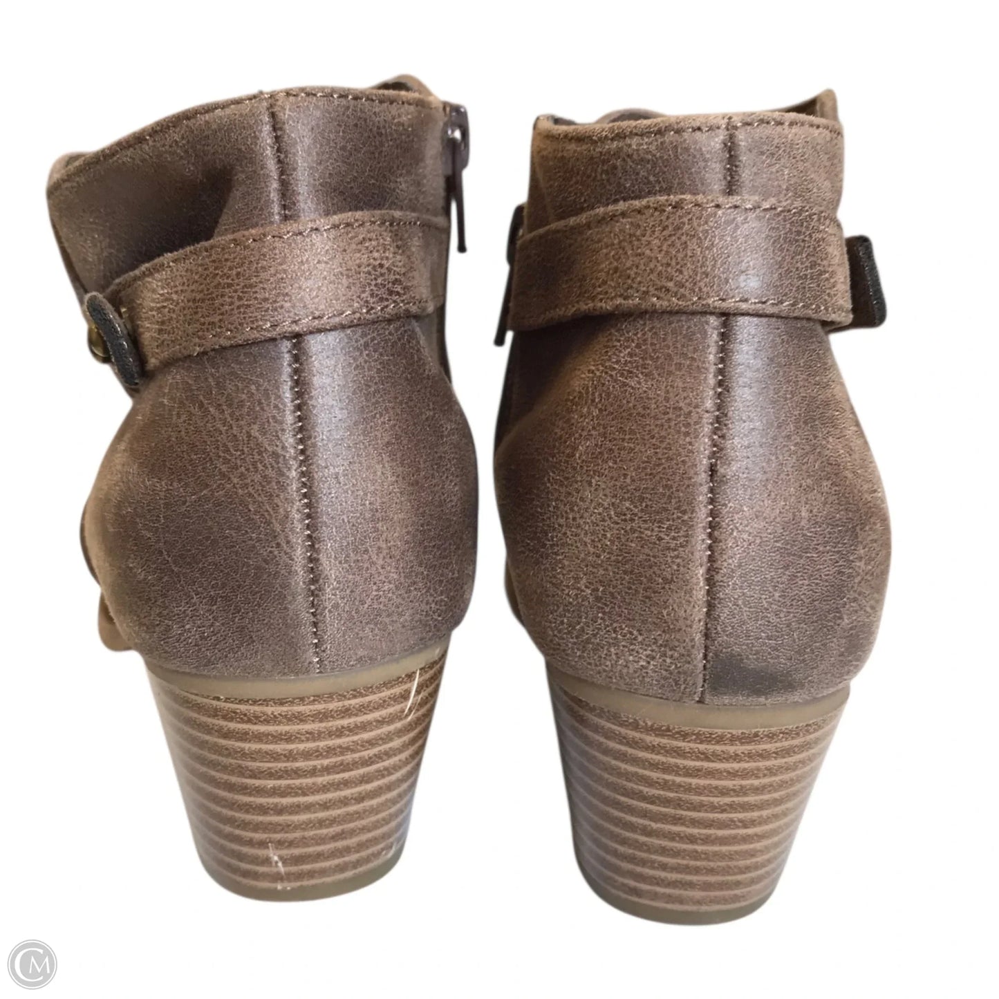 Boots Ankle Heels By Sonoma In Brown, Size: 6