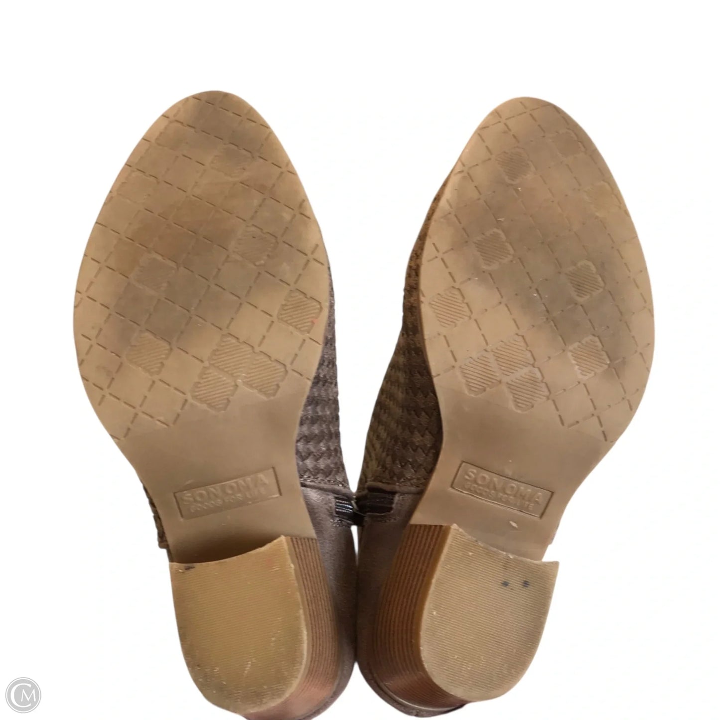 Boots Ankle Heels By Sonoma In Brown, Size: 6