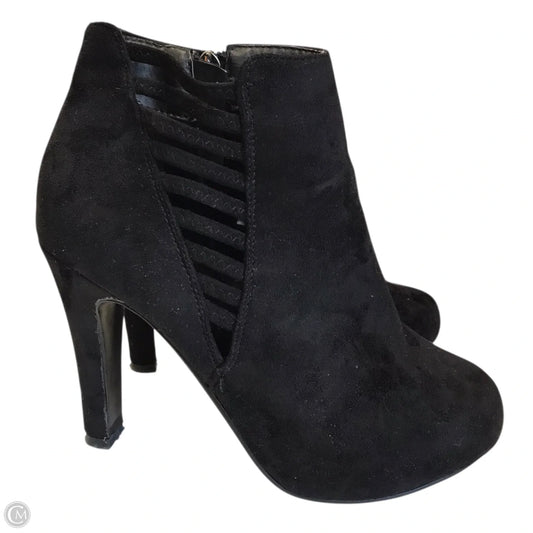 Boots Ankle Heels By Lane Bryant In Black, Size: 7