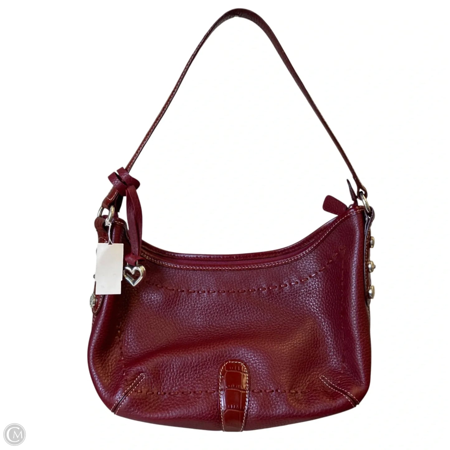Handbag Leather By Brighton, Size: Small