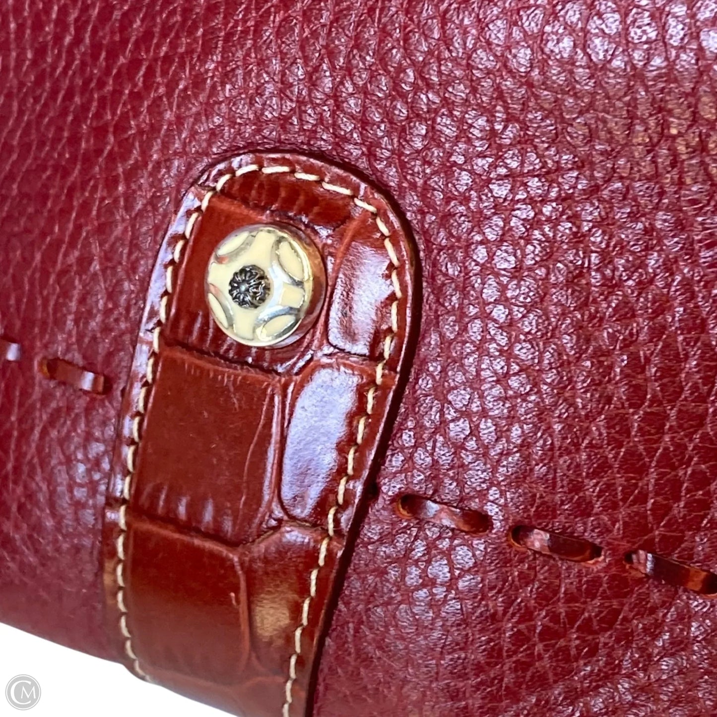 Handbag Leather By Brighton, Size: Small