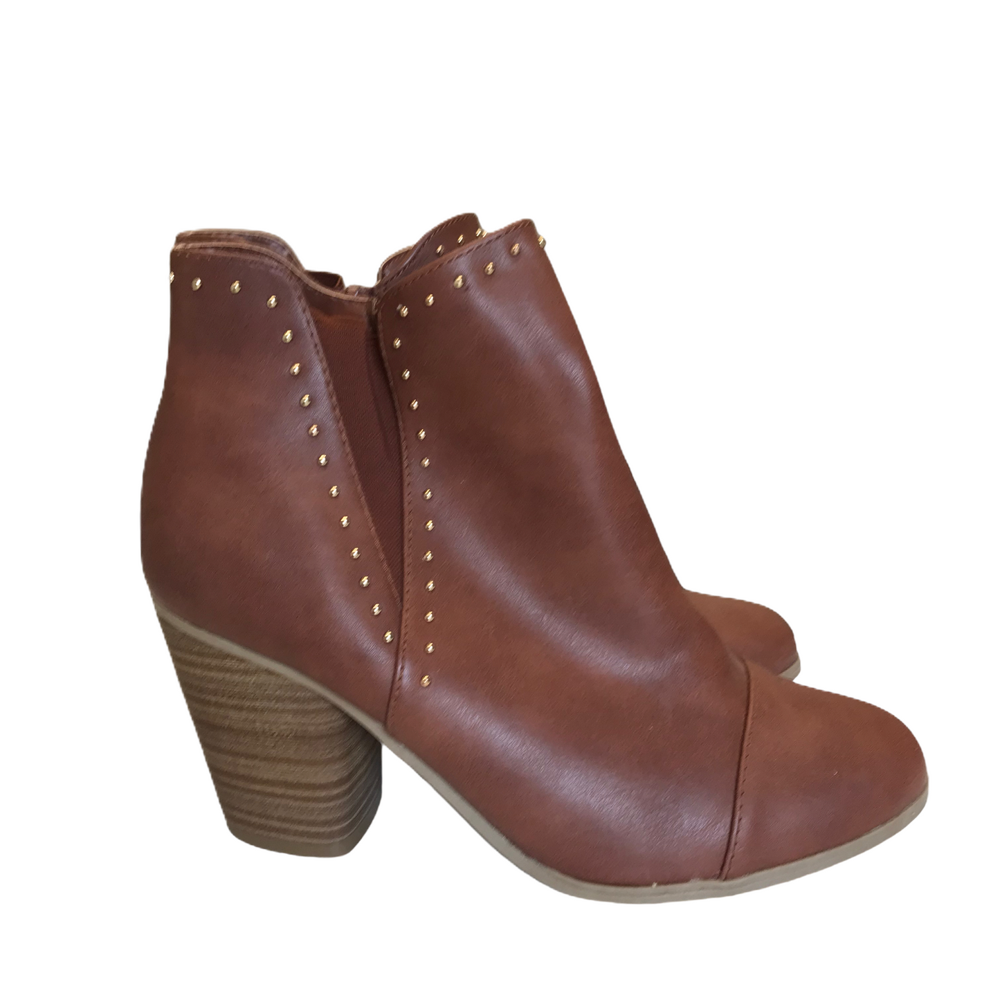 Boots Ankle Heels By Lc Lauren Conrad In Brown, Size: 9