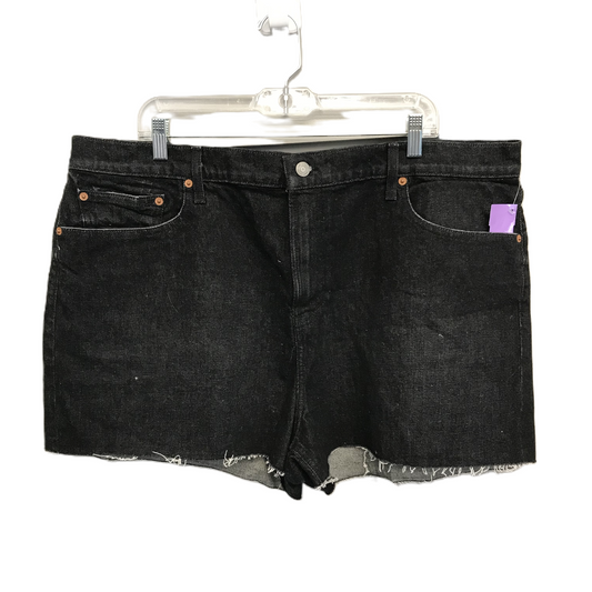 Black Denim Shorts By Lucky Brand, Size: 20