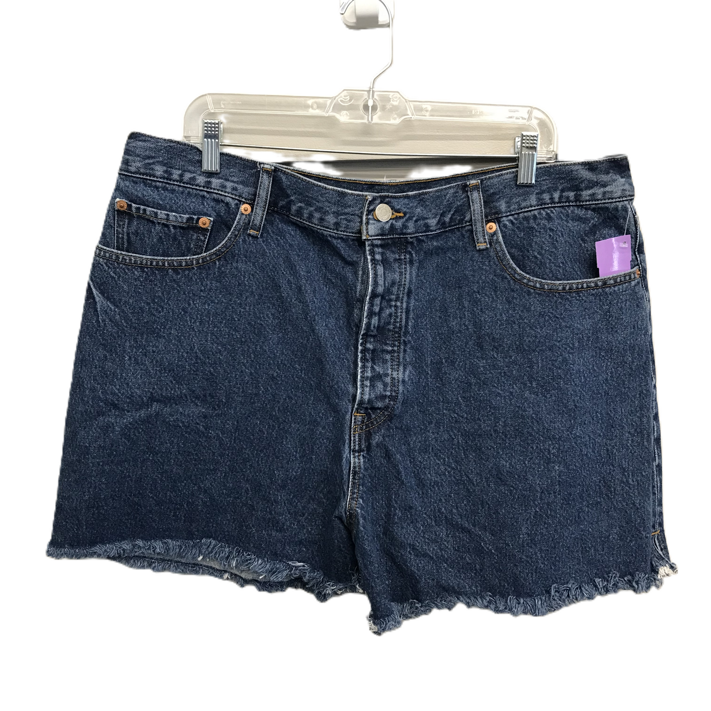 Blue Denim Shorts By Lucky Brand, Size: 20