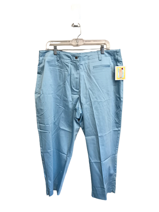 Blue Pants Cropped By Liz Claiborne, Size: 16