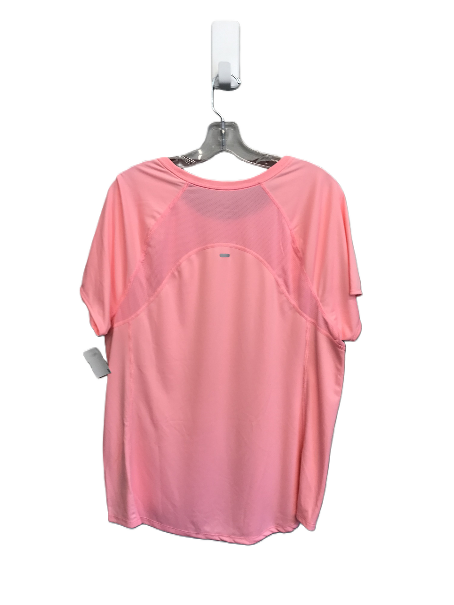Pink Athletic Top Short Sleeve By Old Navy, Size: 1x