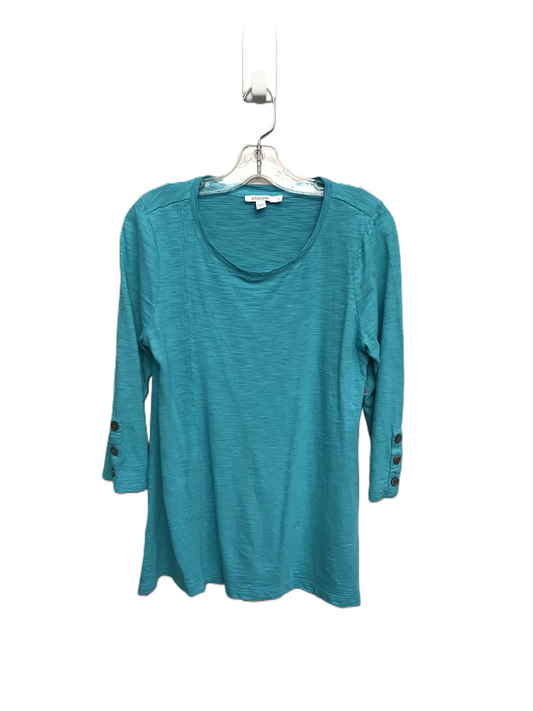 Aqua Top 3/4 Sleeve By Chicos, Size: M