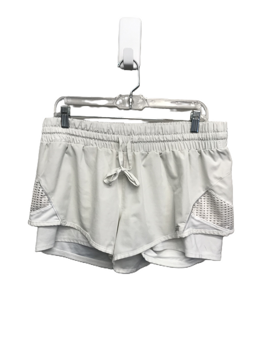 White Athletic Shorts By Avia, Size: L
