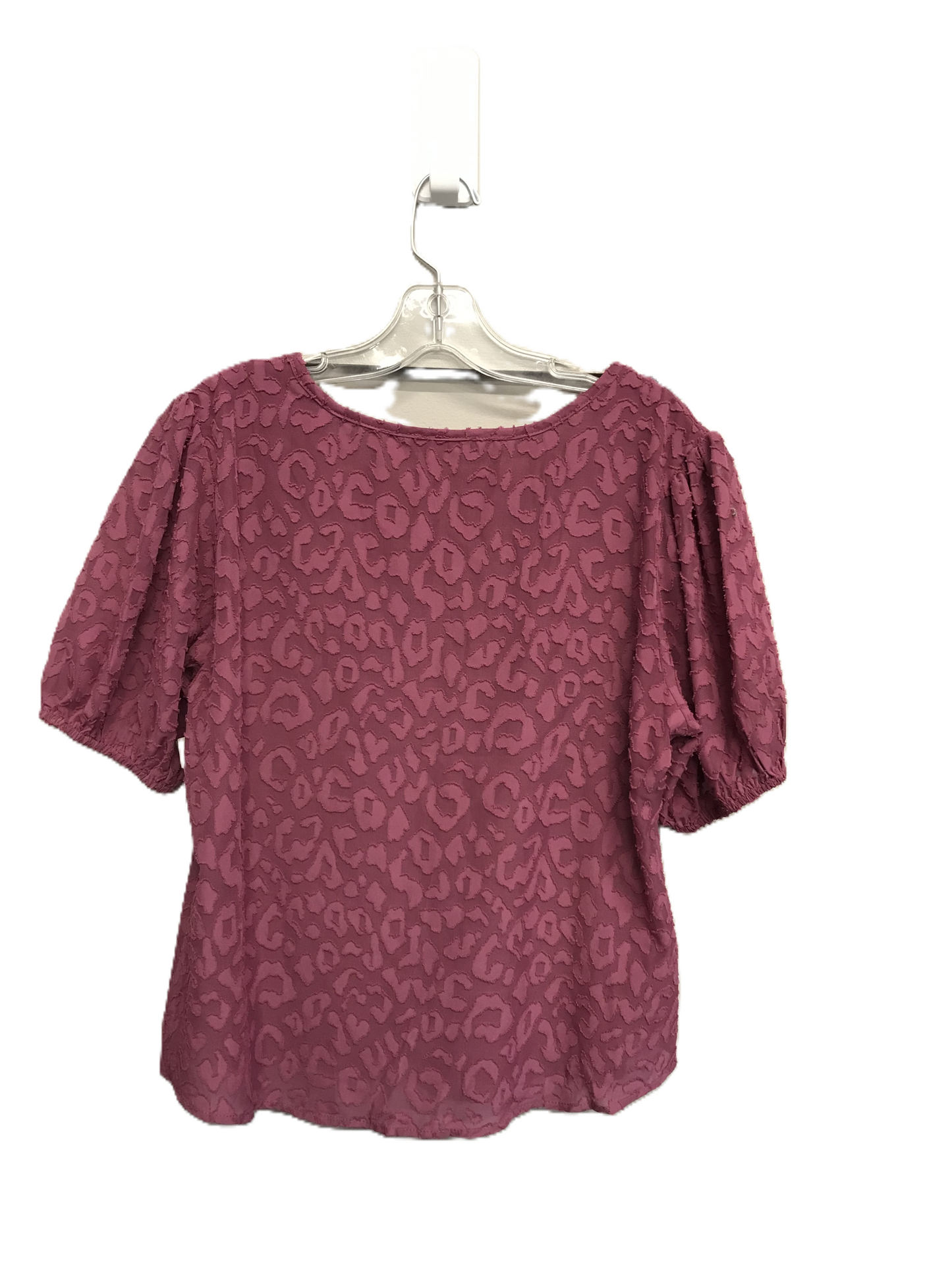 Pink Top Short Sleeve By Retrology, Size: Petite L
