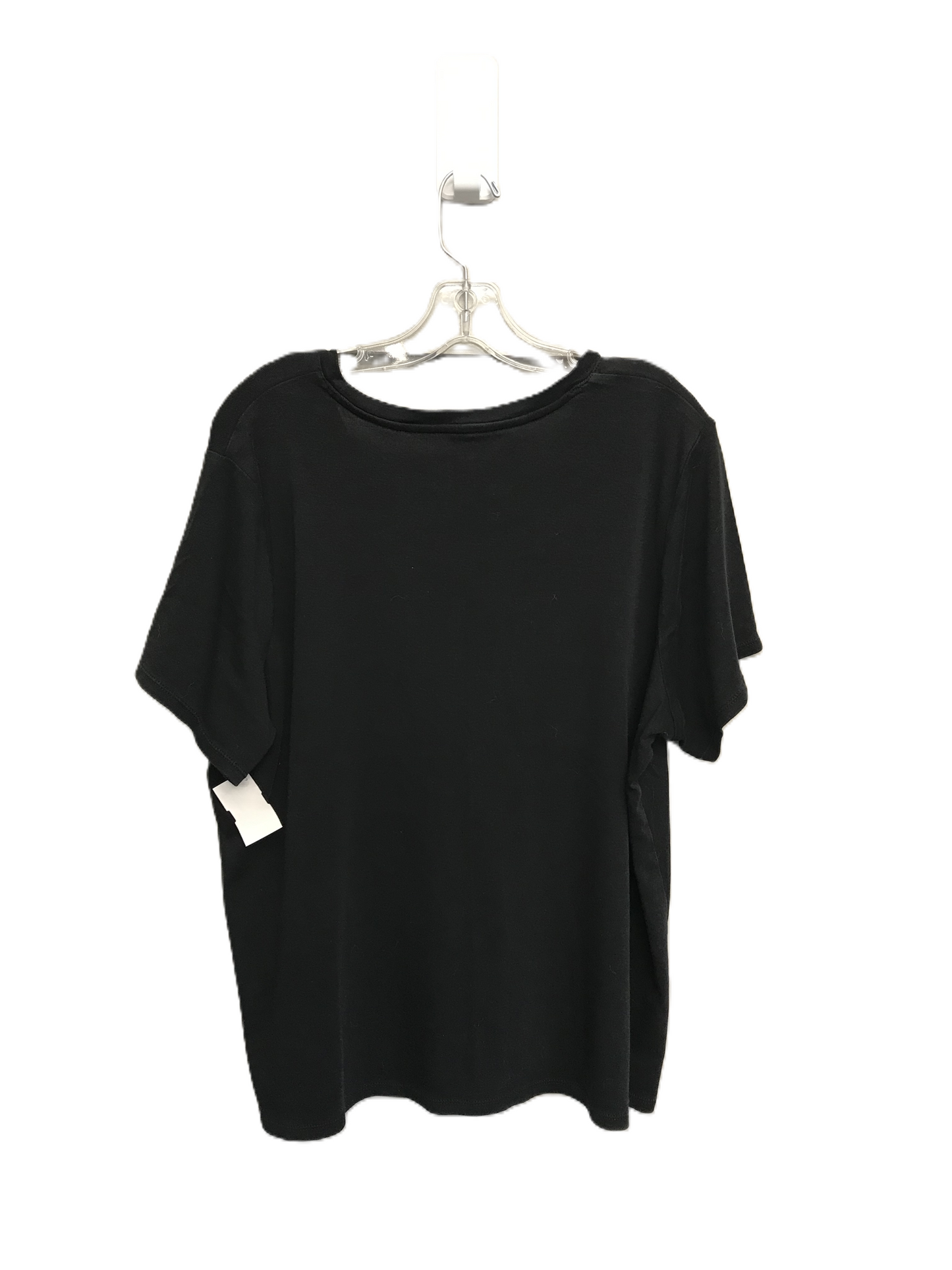 Black Top Short Sleeve Basic By J. Jill, Size: 2x