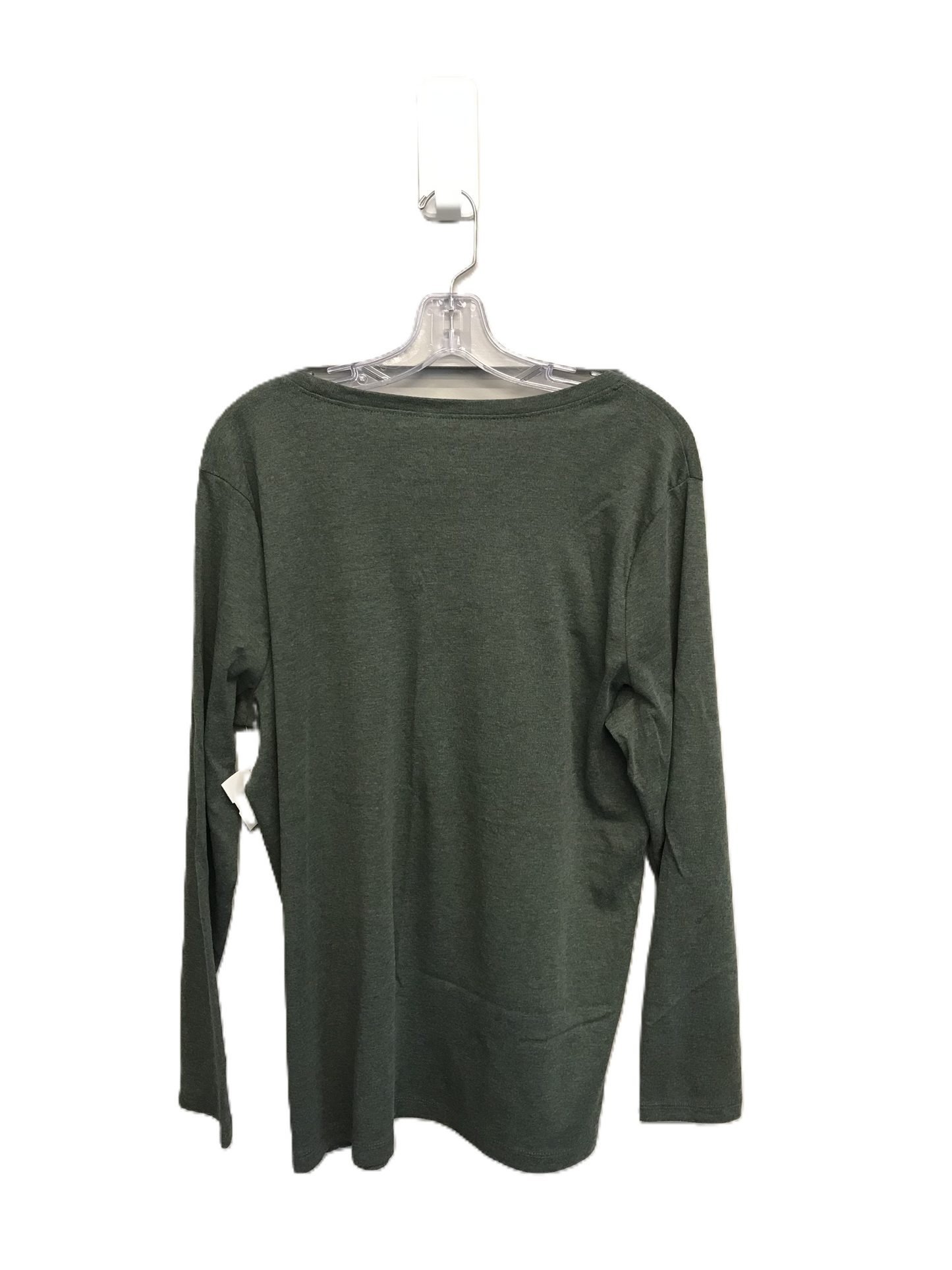 Green Top Short Sleeve Basic By Eddie Bauer, Size: 2x