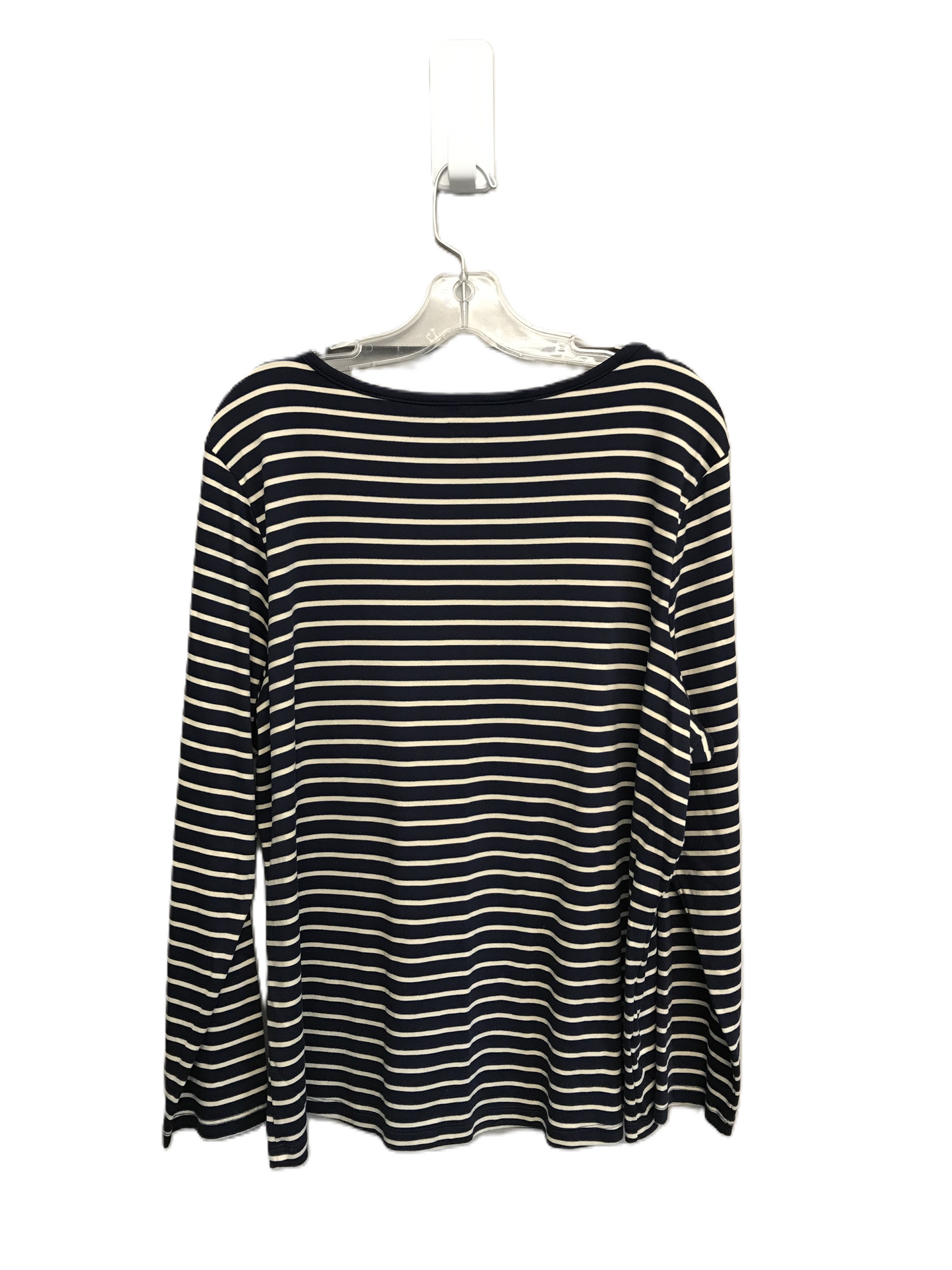 Striped Pattern Top Long Sleeve Basic By L.l. Bean, Size: 2x