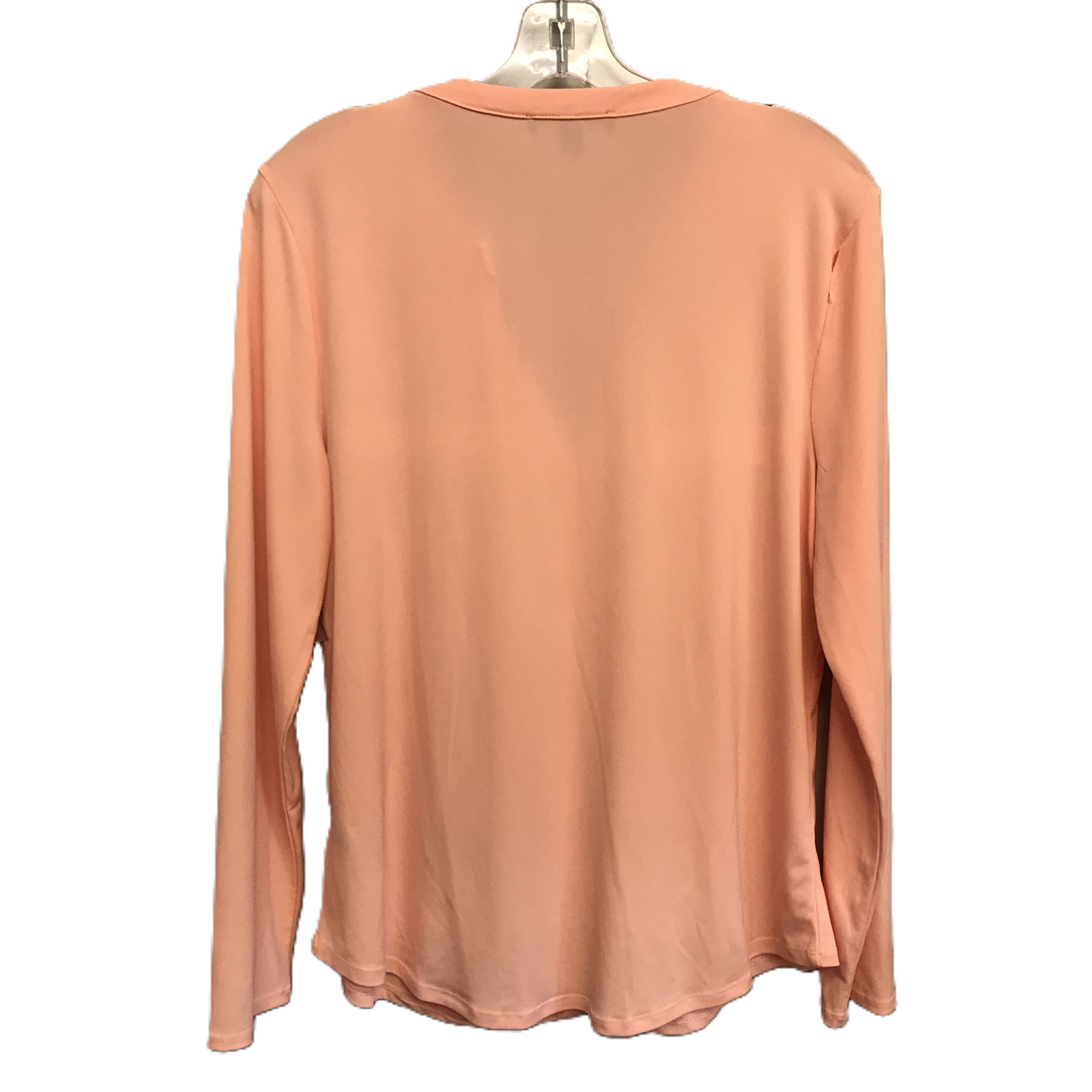 Peach Top Long Sleeve By Inc, Size: L