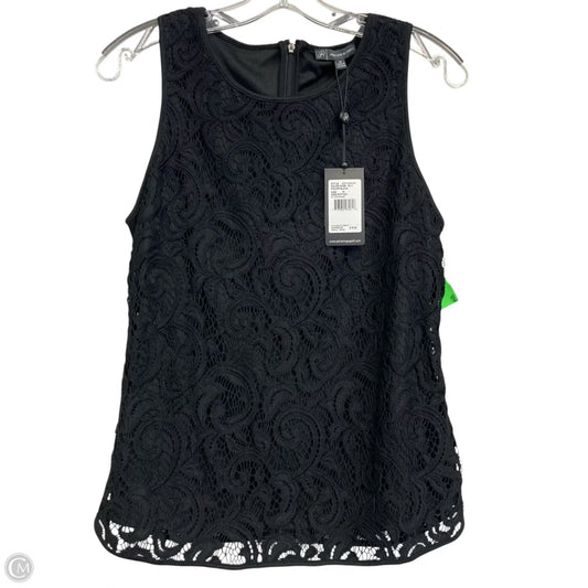 Top Sleeveless By Adrianna Papell In Black, Size: M