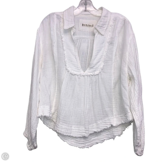 Top Long Sleeve By We The Free In White, Size: Xs