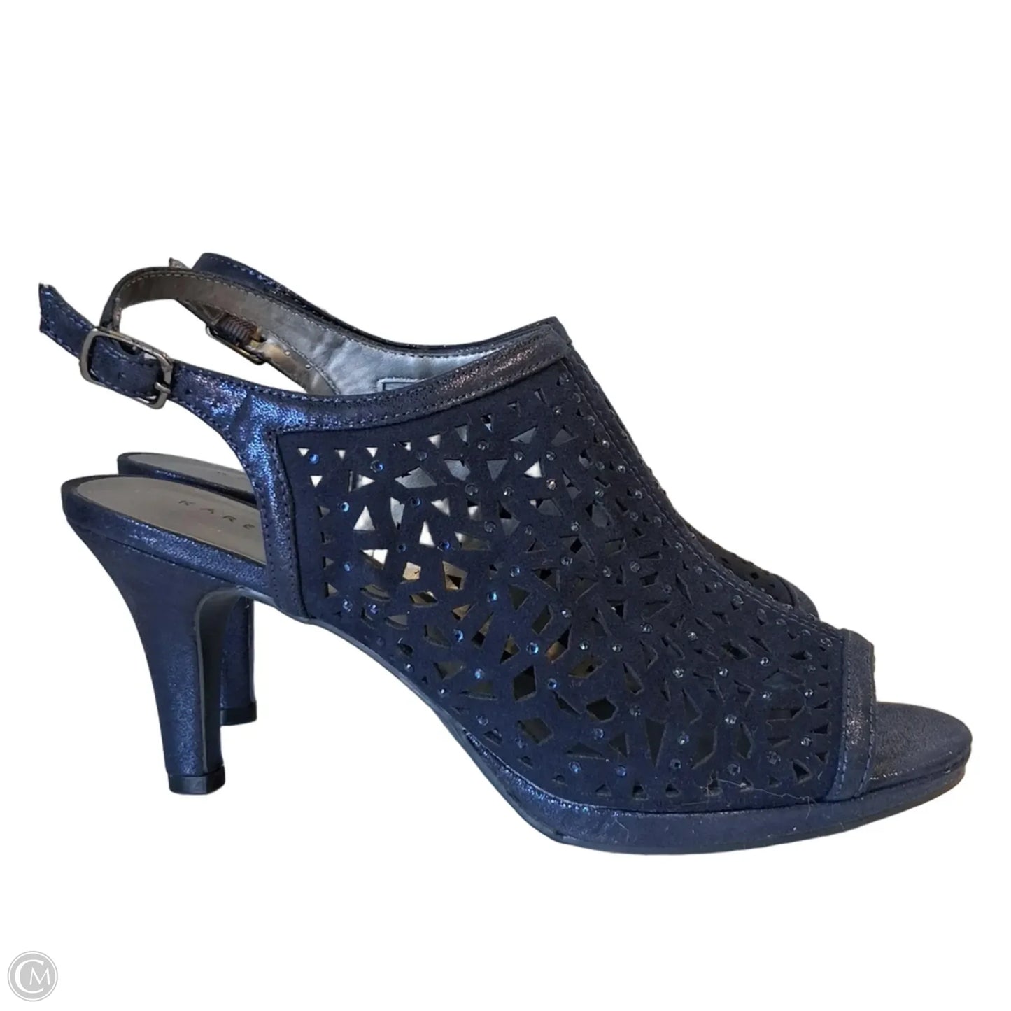 Shoes Heels Stiletto By Karen Scott In Navy, Size: 7