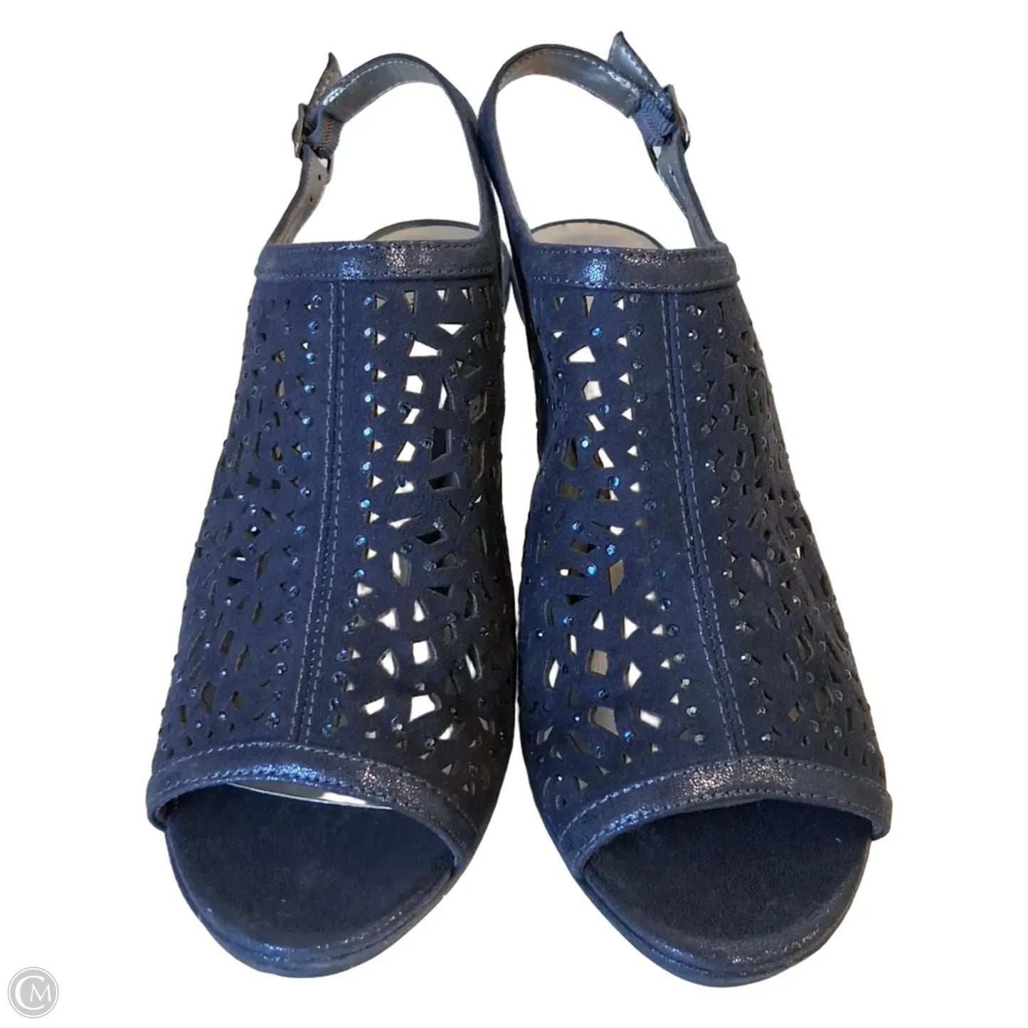 Shoes Heels Stiletto By Karen Scott In Navy, Size: 7