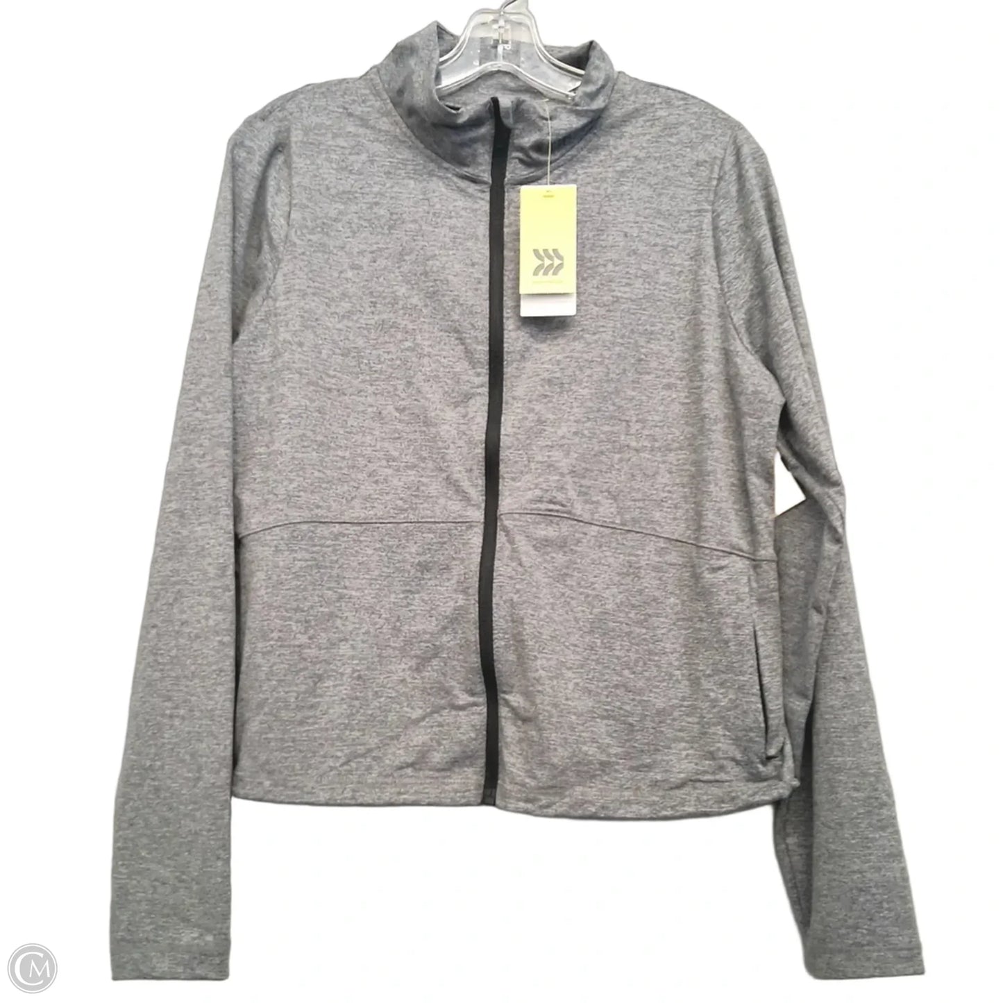 Athletic Jacket By All In Motion In Grey, Size: 1x