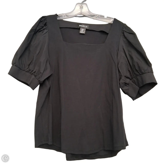 Top Short Sleeve Basic By Bailey 44 In Black, Size: Xl
