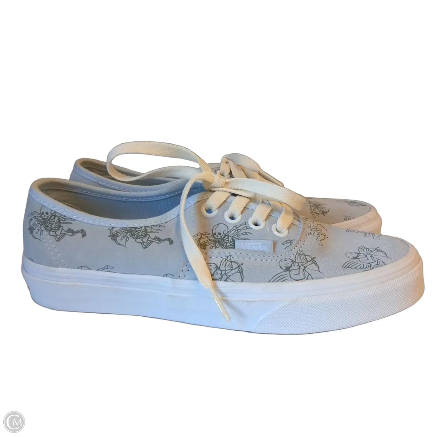 Shoes Sneakers By Vans In Grey, Size: 6
