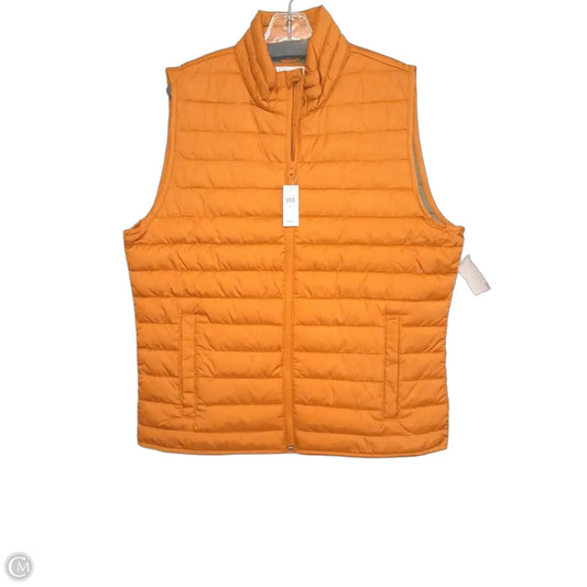 Vest Puffer & Quilted By Gap In Gold, Size: L