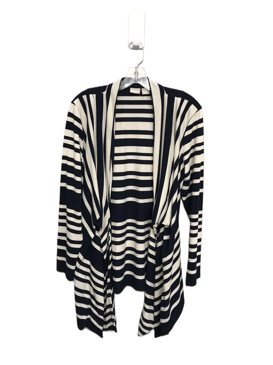 Striped Pattern Cardigan By Chicos, Size: Xl