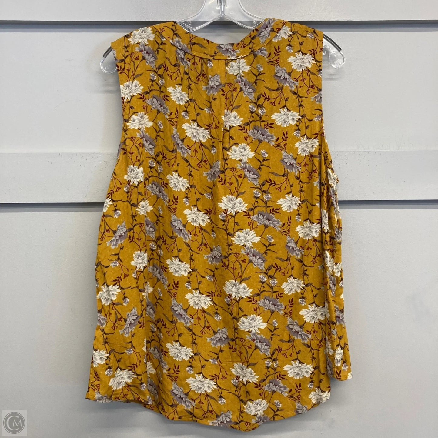 Top Sleeveless By Old Navy In Gold & Purple, Size: Xl