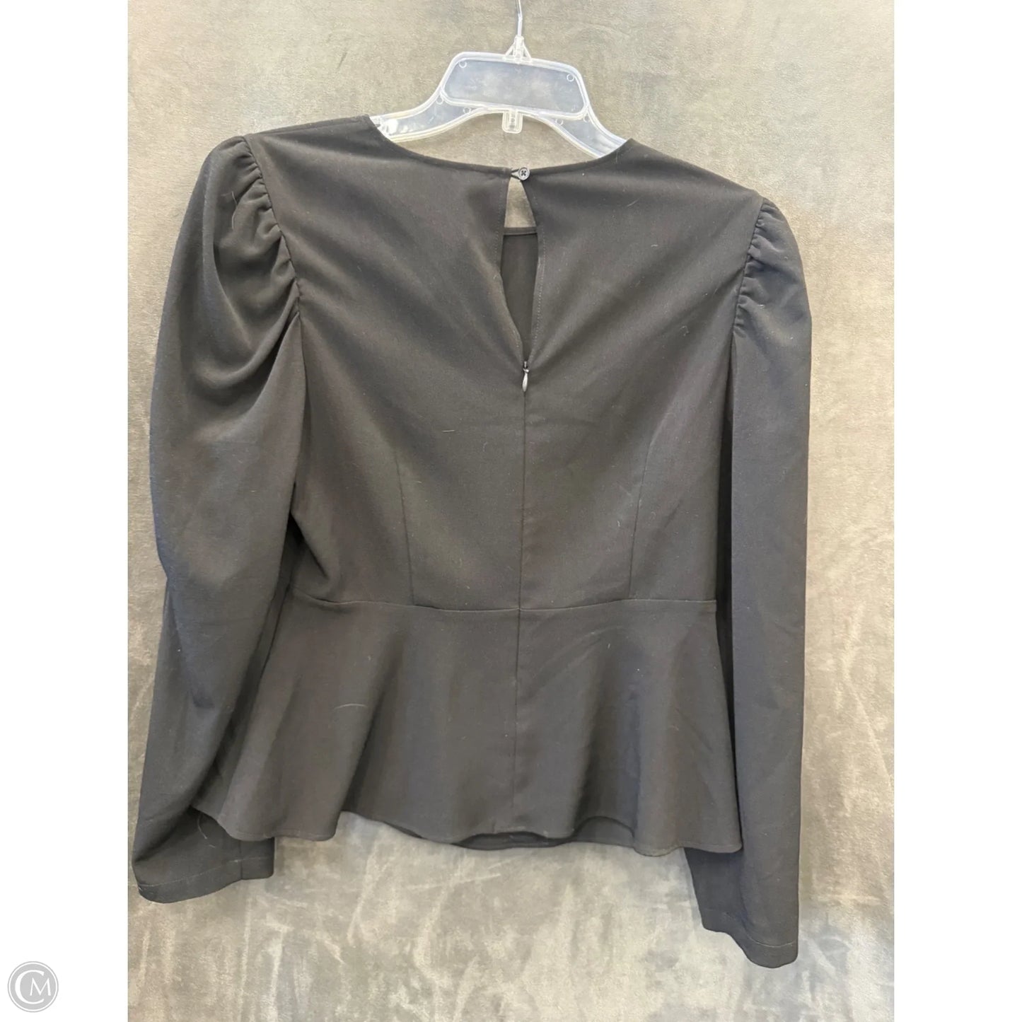 Blouse Long Sleeve By Express In Black, Size: M