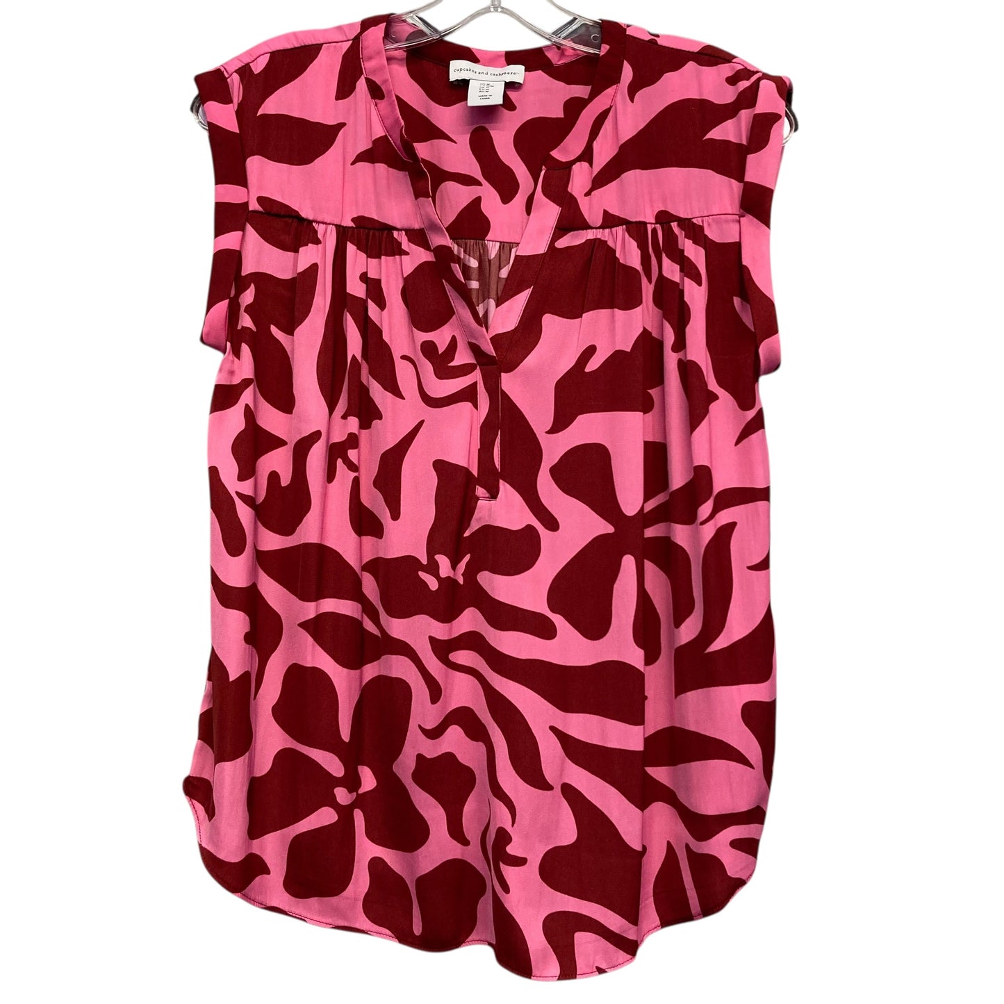 Top Sleeveless By Cupcakes And Cashmere In Multi, Size:M