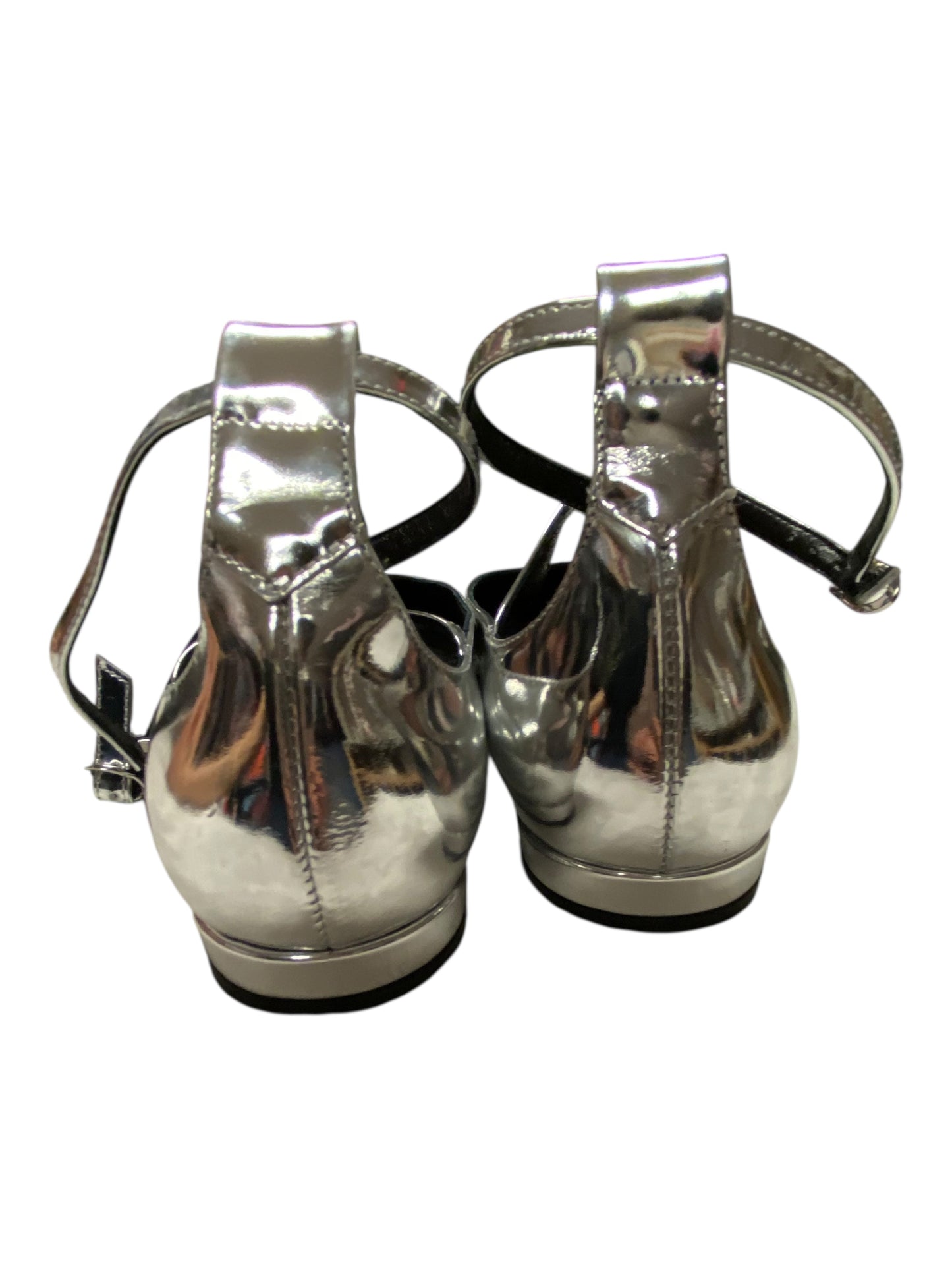 Shoes Designer By Stuart Weitzman In Silver, Size:7