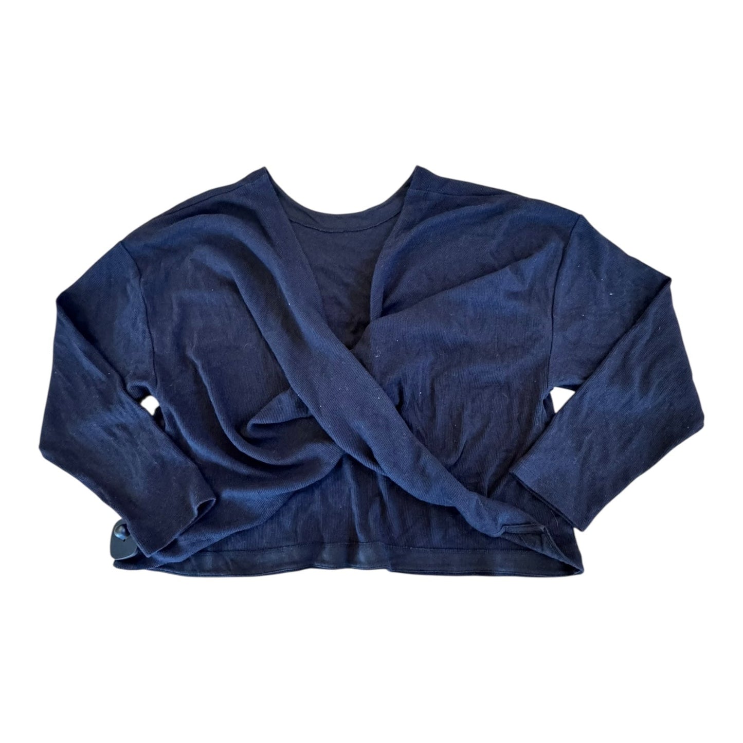 Athletic Top Ls Crewneck By Athleta In Black, Size:Xl