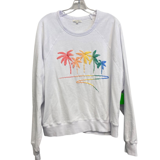 Athletic Sweatshirt Crewneck By Z Supply In White, Size:Xl