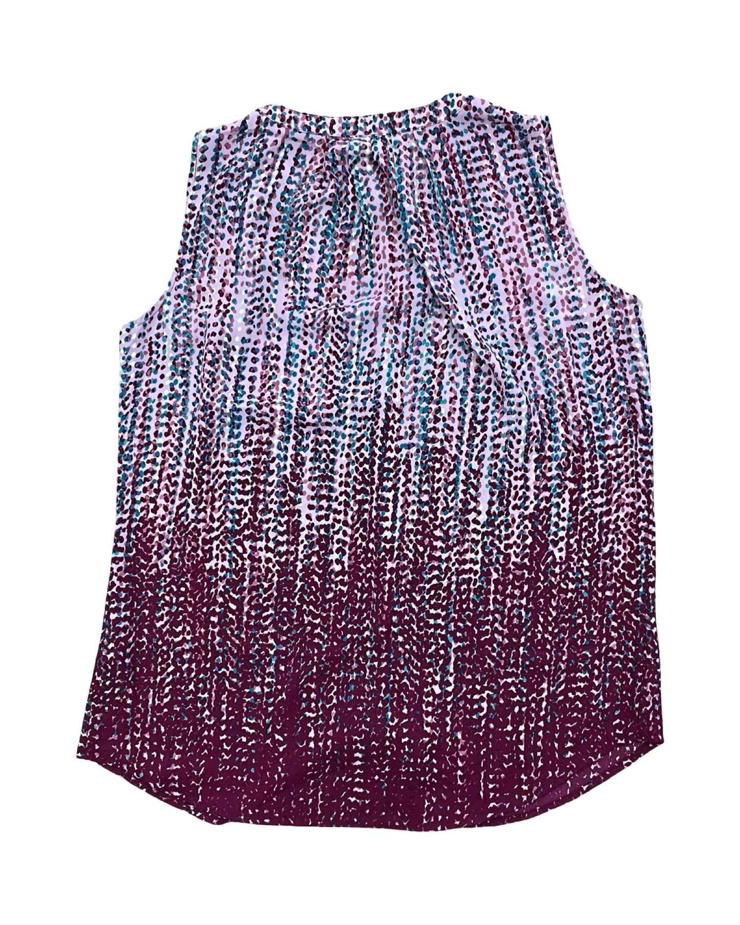 Top Sleeveless By Apt 9 In Pink & Red, Size:S