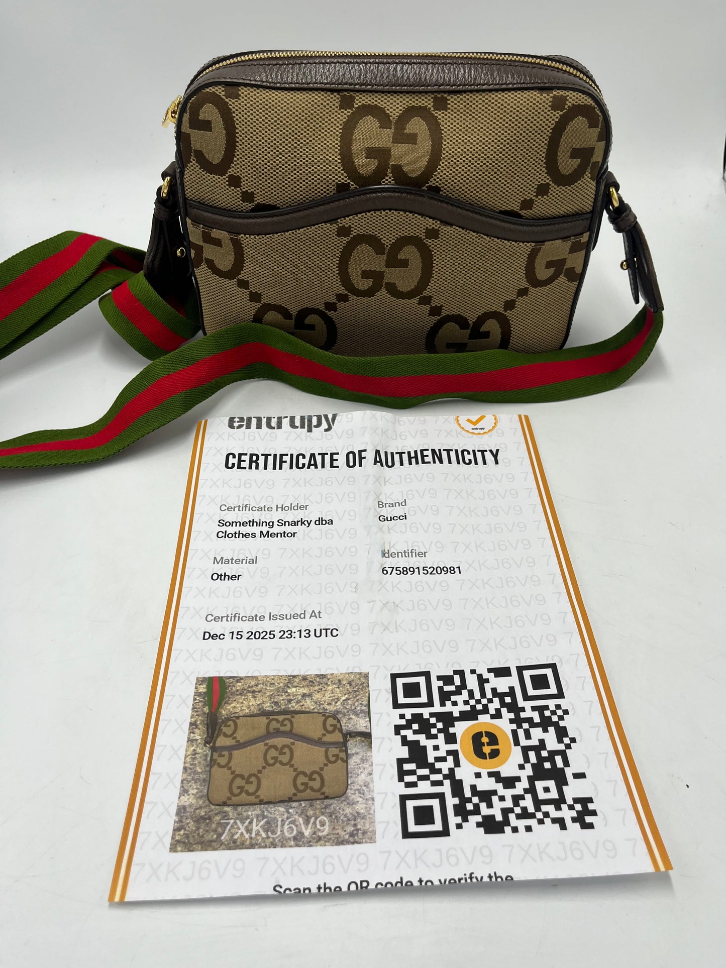 Gucci Jumbo GG Messenger Luxury Handbag