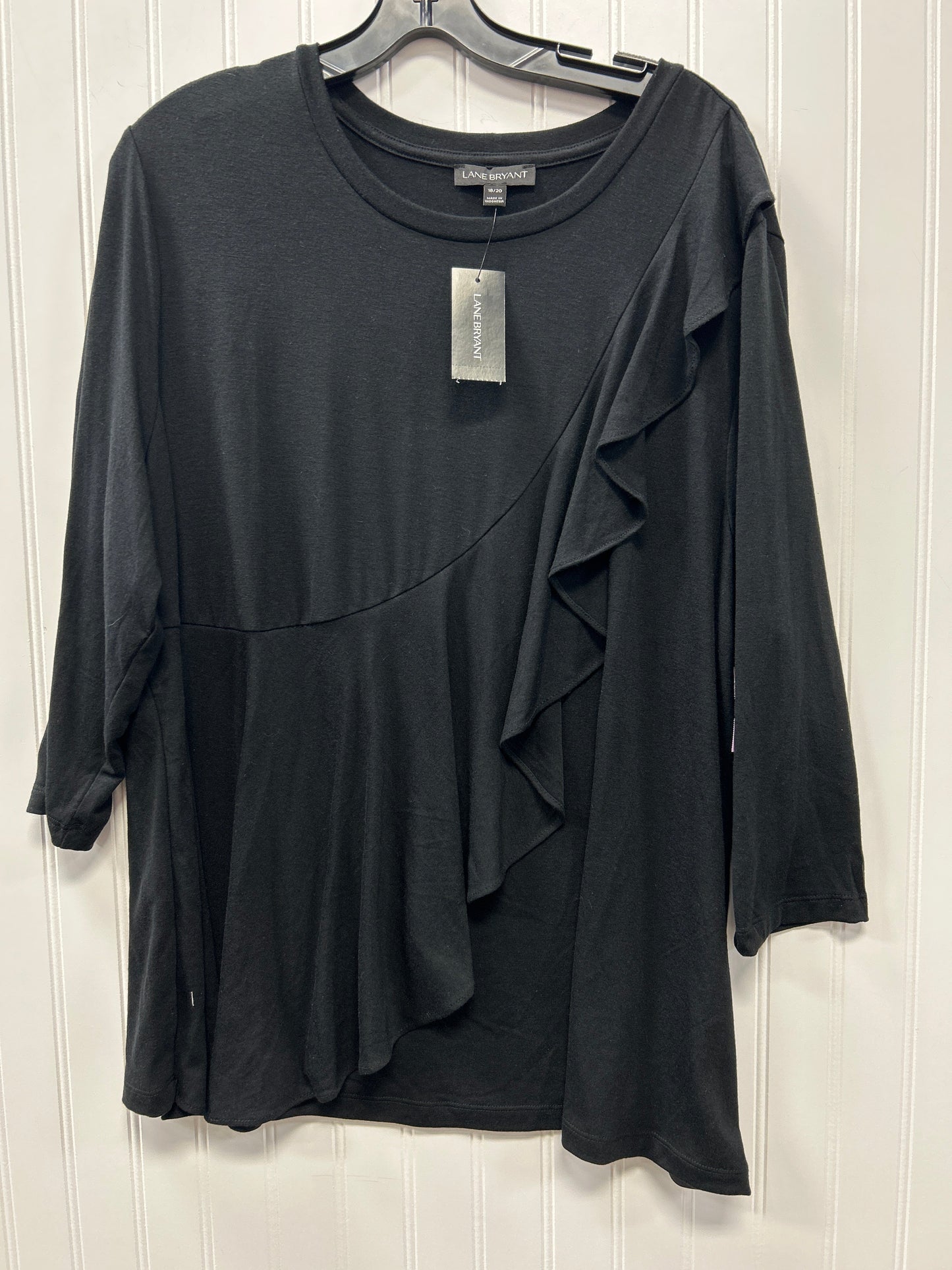 Top Ss By Lane Bryant In Black, Size:1X NWT