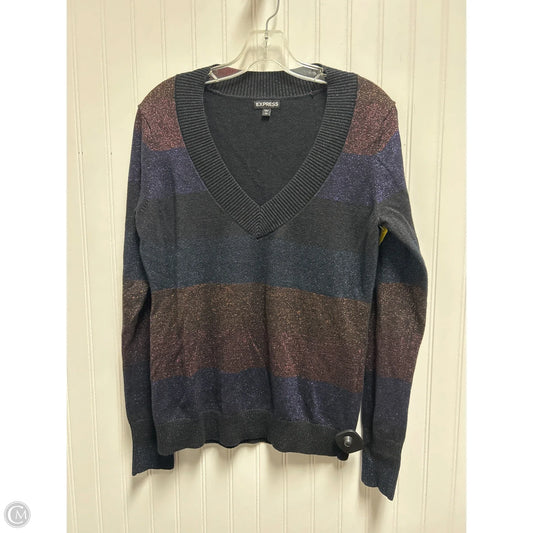 Sweater By Express In Multi-colored, Size: L