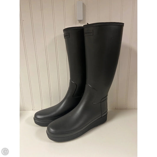 Boots Rain By Hunter In Black, Size: 10