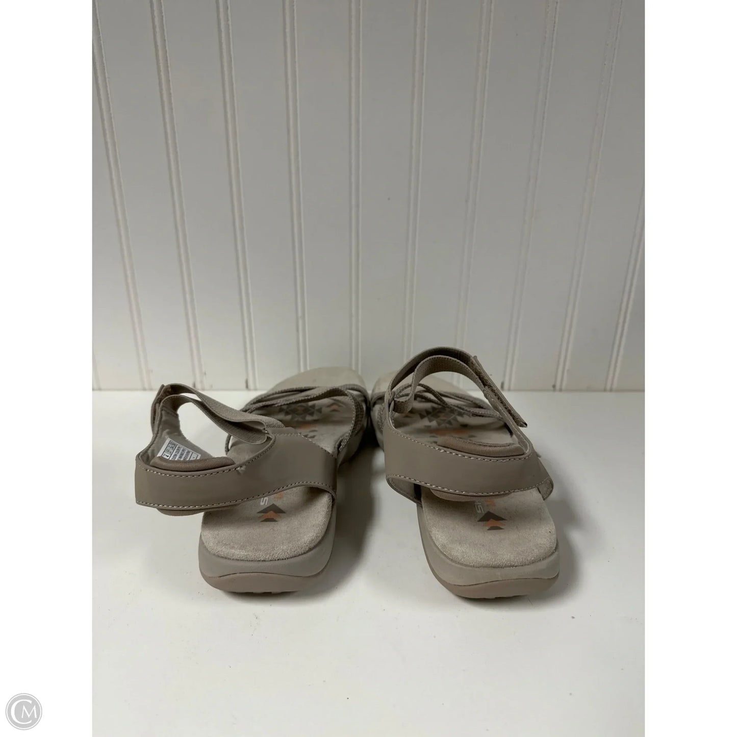 Sandals Flats By Skechers In Taupe, Size: 7